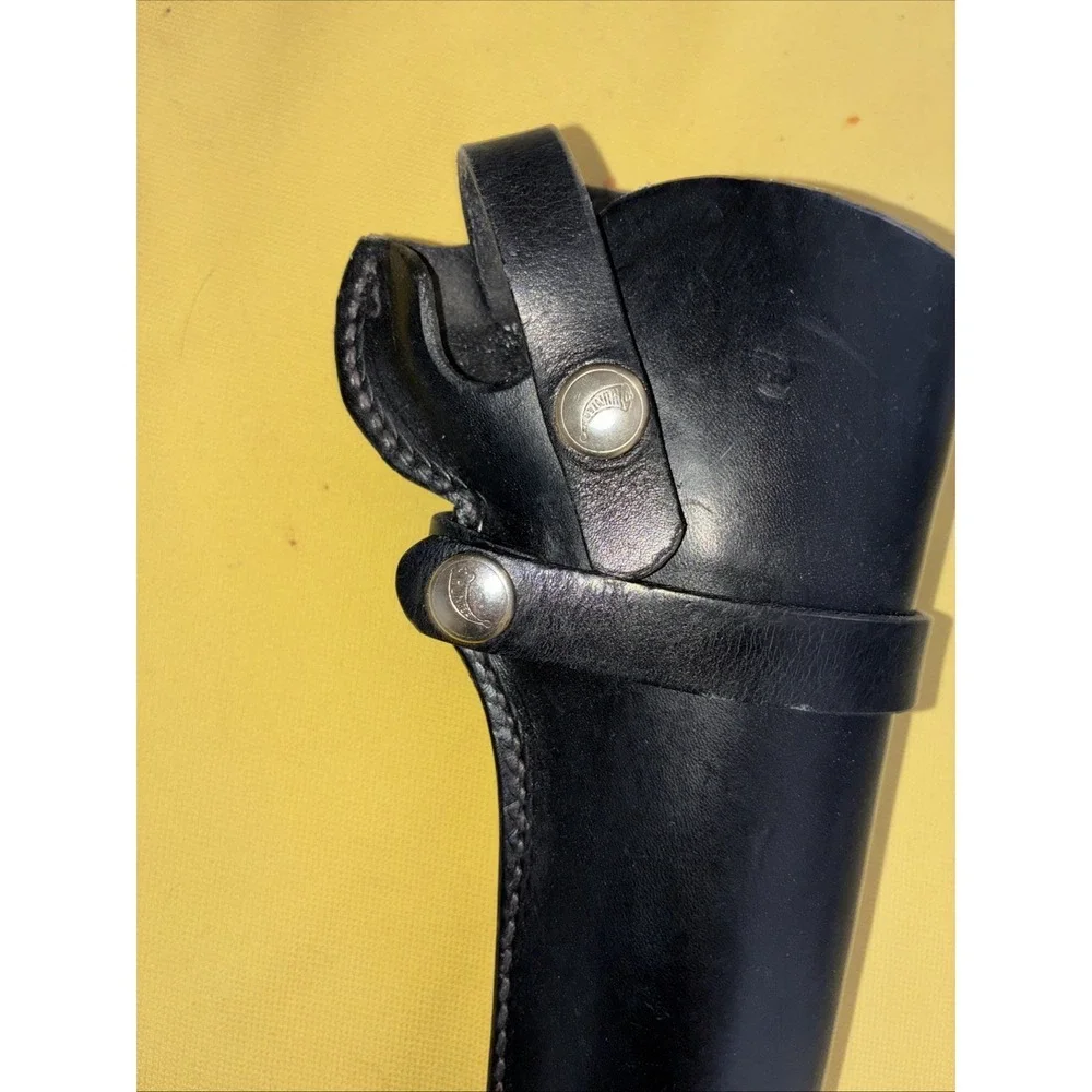 Vintage Hunter 1100B 50 Genuine Leather Gun Pistol Holster Black Right Hand 11